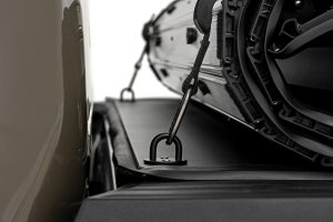 Ford Ranger Hard Roll Up Bed Cover - Rough Country - Low-Profile - Matte Black - '24-'25